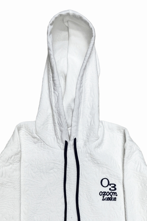 Erkek Çocuk 3 İplik Desenli Kapüşonlu Kanguru Cepli Sweatshirt 12332