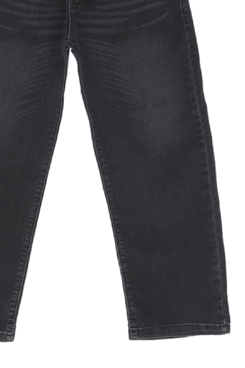 Erkek Çocuk Esnek Belli Likralı Geniş Kesim Jean Pantolon 13-17 Yaş 12367