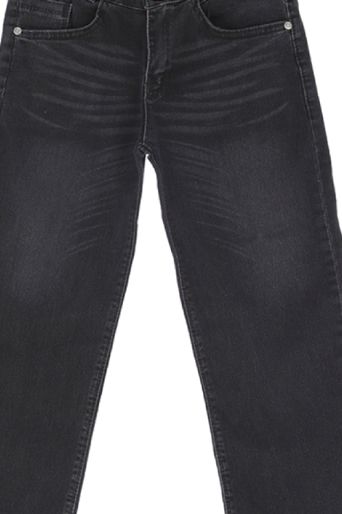 Erkek Çocuk Esnek Belli Likralı Geniş Kesim Jean Pantolon 13-17 Yaş 12367
