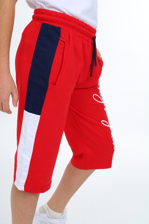 Erkek Çocuk Garni Detaylı Kapri Alt 12204