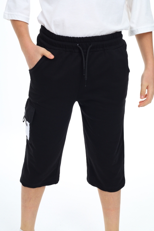 Erkek Çocuk Kargo Cepli Kapri Alt 12205