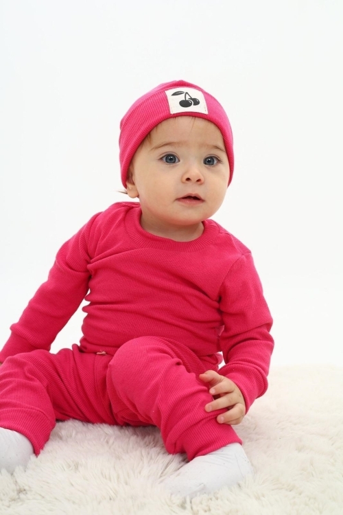 Kız Bebek 3lü Takım (Şapka+Alt+Üst) 12129