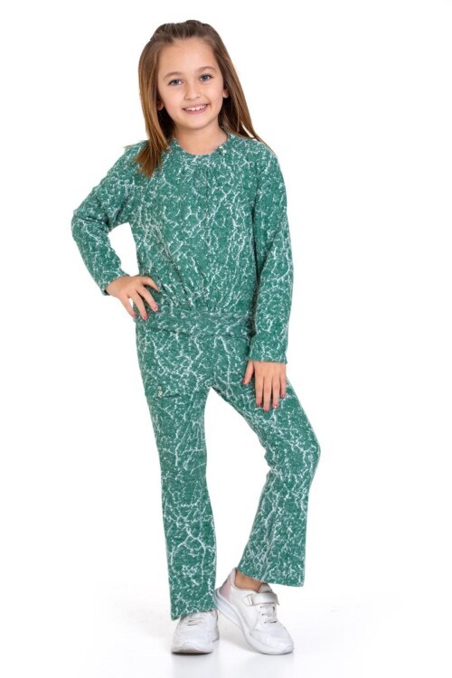 Kız Çocuk 2li Triko Takım (Pantolon+Kazak) 12124