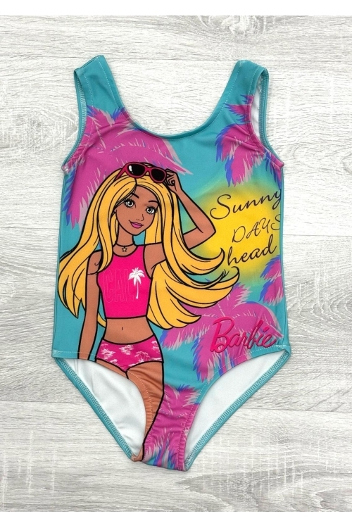 Kız Çocuk Görsel Baskılı Tek Parça Mayo 3-10 Yaş 12213