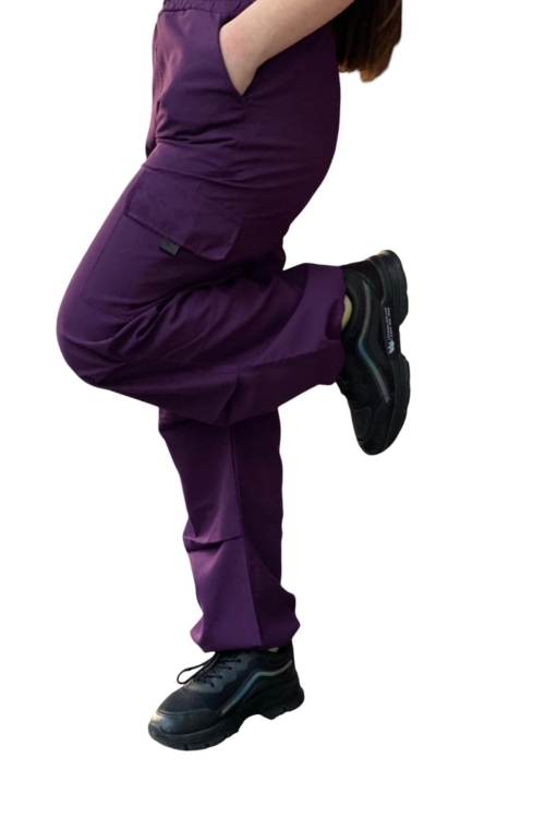 Kız Çocuk Kargo Cepli Paraşüt Pantolon 12133