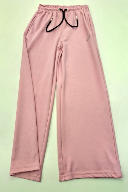 Kız Çocuk Doble Face Kumaş Geniş Paça Eşofman Alt 10-15 Yaş 12318