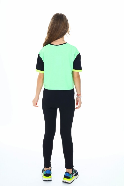 Kız Çocuk Taytlı Alt-Üst 2li Takım 12141