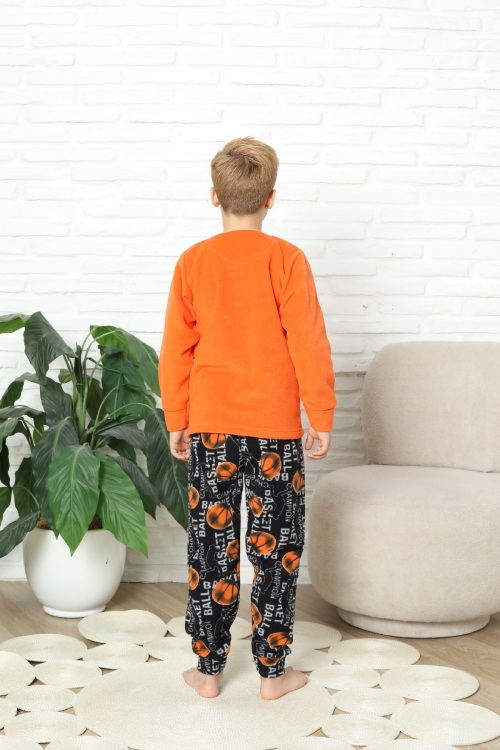 Erkek Çocuk Welsoft/Polar Kumaş Pijama Takımı 12491