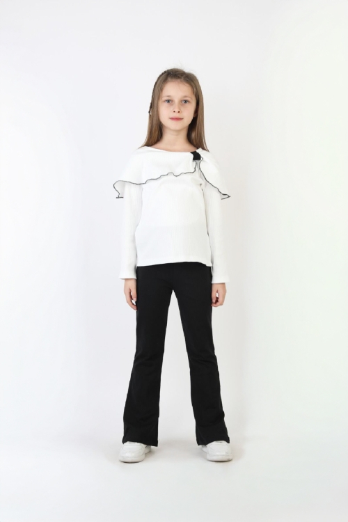Kız Çocuk 2li Takım (Pantolon+Bluz) 3-9 Yaş 12506