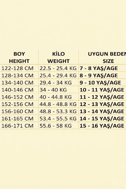 Kız Çocuk 3lü Mayo Takımı (Tunik Boy Kısa Kollu Üst+Diz Boy Alt ve Bone) 7-16 Yaş 12592B
