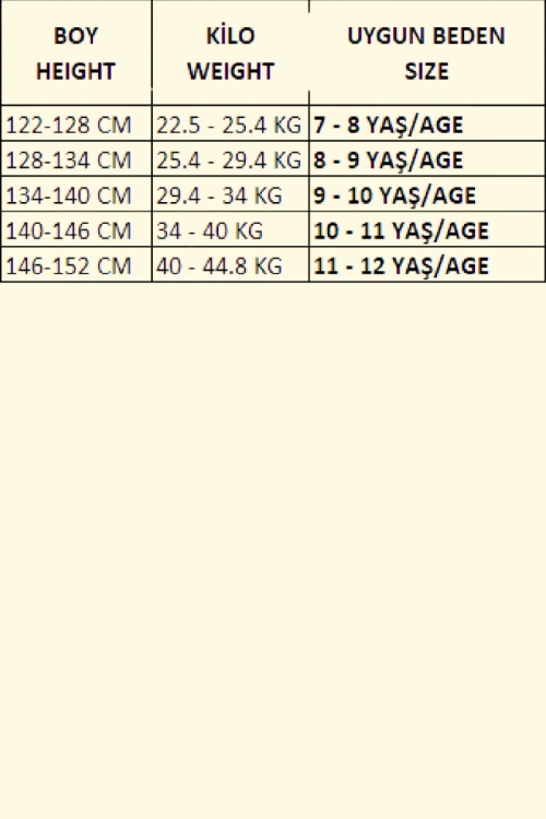 Kız Çocuk Double Face Kumaş Alt Üst Takım 7-12 Yaş 12640