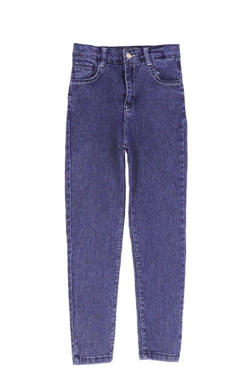 Kız Çocuk Ekstra Likralı-Esnek Belli Jean Pantolon 6-14 Yaş 12486