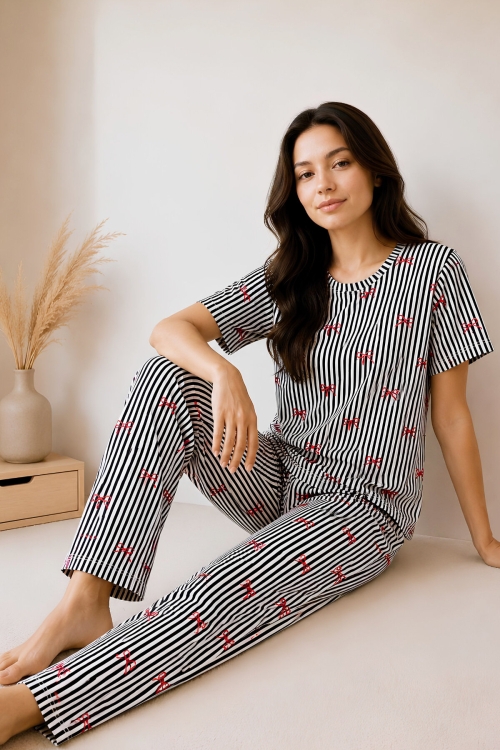 Kız Çocuk Milan Kumaş Pijama Takımı 8-16 Yaş 12700HC