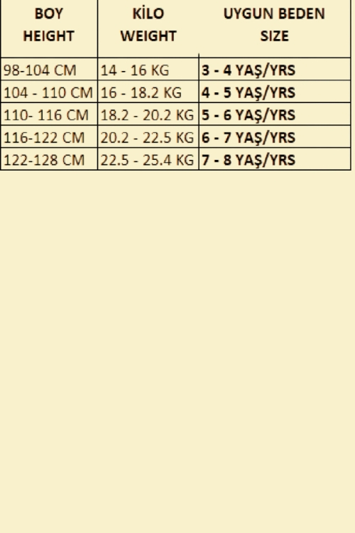 Kız Çocuk Şortlu Alt-Üst Takım 4-8 Yaş 12650