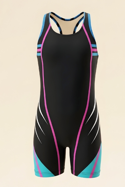 Kız Çocuk Tek Parça Yüzücü Mayo 5-16 Yaş 12583N