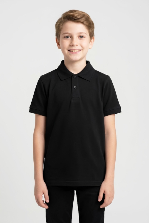Erkek Çocuk %100 Pamuk ve Okul Tarz T-Shirt 4-16 Yaş 12790MRT
