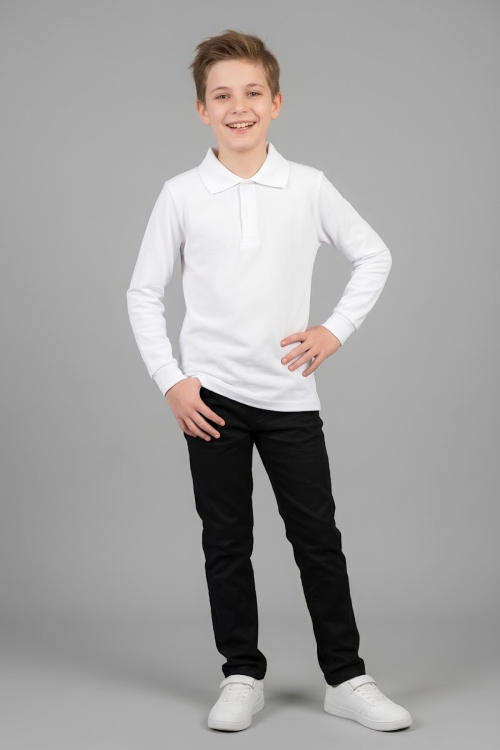 Erkek Çocuk %100 Pamuk ve Okul Tarz T-Shirt 6-16 Yaş 12798MRT