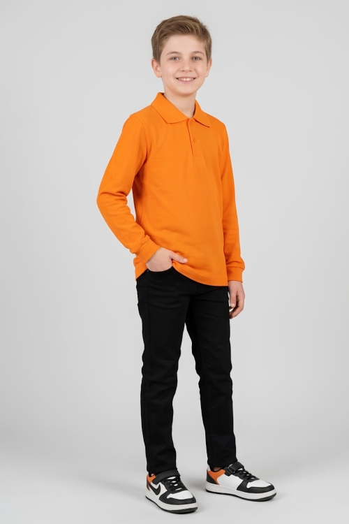 Erkek Çocuk %100 Pamuk ve Okul Tarz T-Shirt 6-16 Yaş 12798MRT