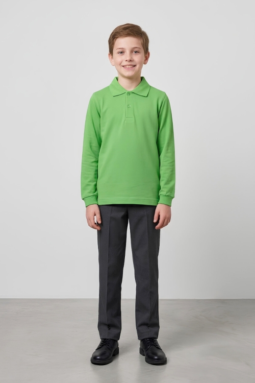 Erkek Çocuk %100 Pamuk ve Okul Tarz T-Shirt 6-16 Yaş 12798MRT
