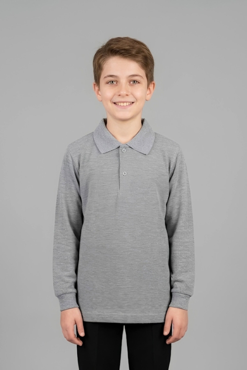 Erkek Çocuk %100 Pamuk ve Okul Tarz T-Shirt 6-16 Yaş 12798MRT
