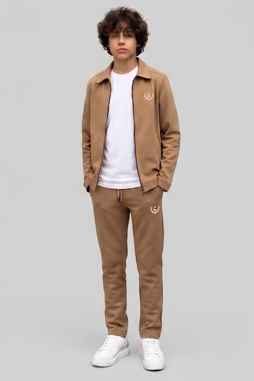 Erkek Çocuk 3lü Takım (Ceket+T-Shirt+Alt) 6-16 Yaş 12770SMP