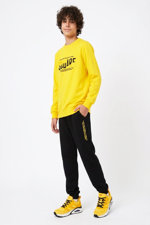 Erkek Çocuk Eşofman Takımı -2 İplik (Sweatshirt+Pantolon) 6-16 Yaş 12771SMP