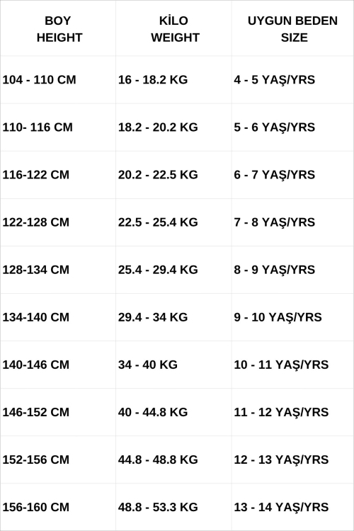 Kız Çocuk Double Face Kumaş Yüksek Belli Tayt  4-14 Yaş 12793HC