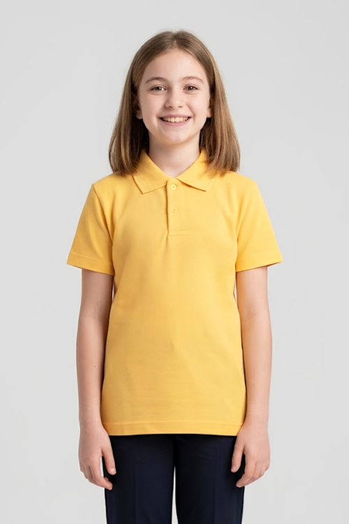 Kız Çocuk T-Shirt %100 Pamuk ve Okul Tarz 6-16 Yaş 12784MRT