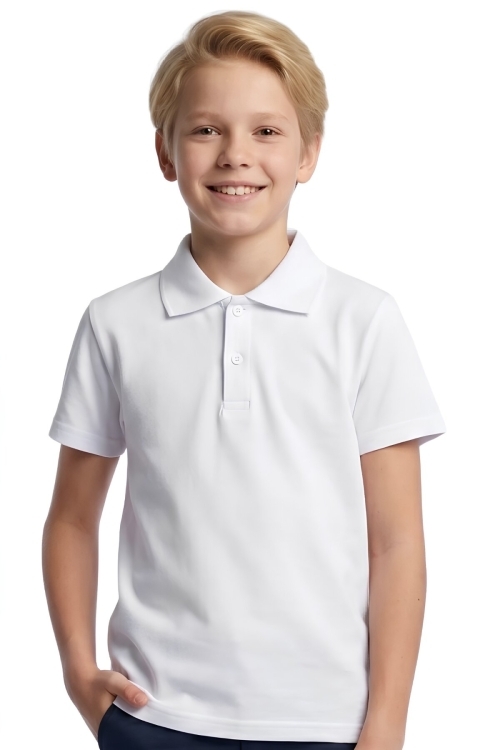 2li T-Shirt Erkek Çocuk %100 Pamuk Okul Tarz 5-13 Yaş 12277