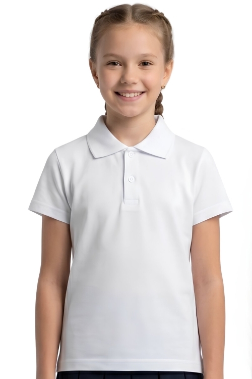 2li T-Shirt Kız Çocuk %100 Pamuk Okul Tarz 5-13 Yaş 12278