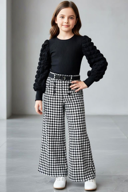 Kız Çocuk 2li Takım (Pantolon+Sweat Bluz) 6-10 Yaş 12496