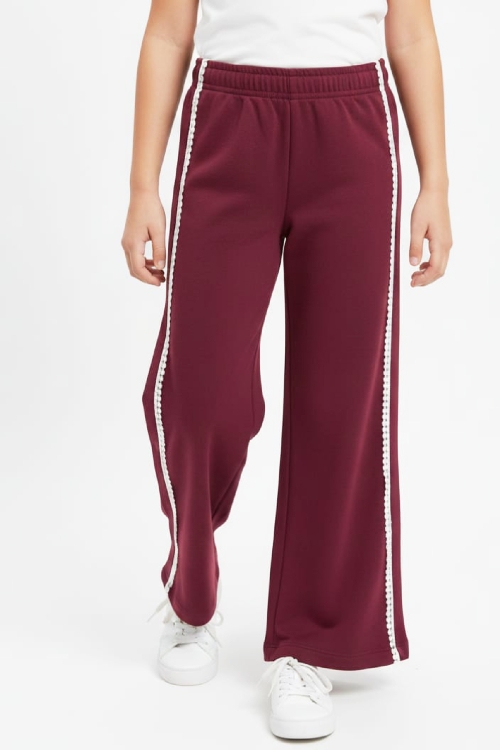 Kız Çocuk Eşofman Alt -3 İplik Diyagonal Kumaş- 6-14 Yaş 12460