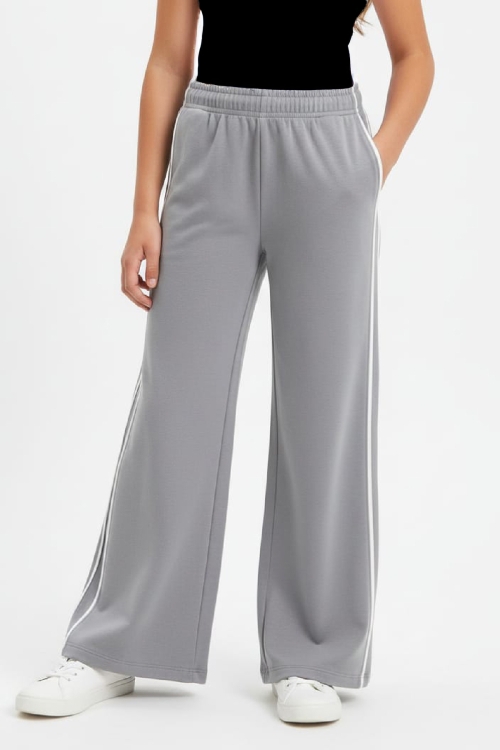 Kız Çocuk Eşofman Alt -Çift Biyeli 6-14 Yaş 12459