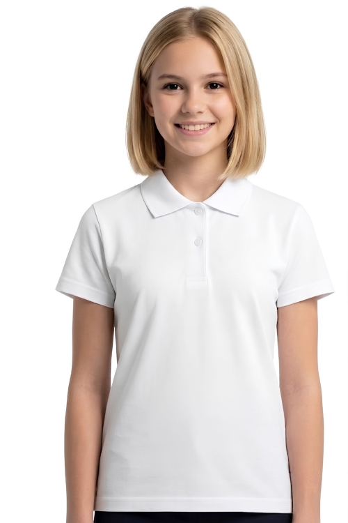 2li T-Shirt -%100 Pamuk ve Okul Tarz- Kız Çocuk 5-16 Yaş 12727AT