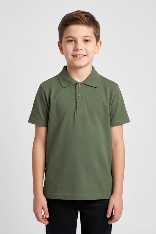 Erkek Çocuk %100 Pamuk ve Okul Tarz T-Shirt 4-16 Yaş 12790MRT