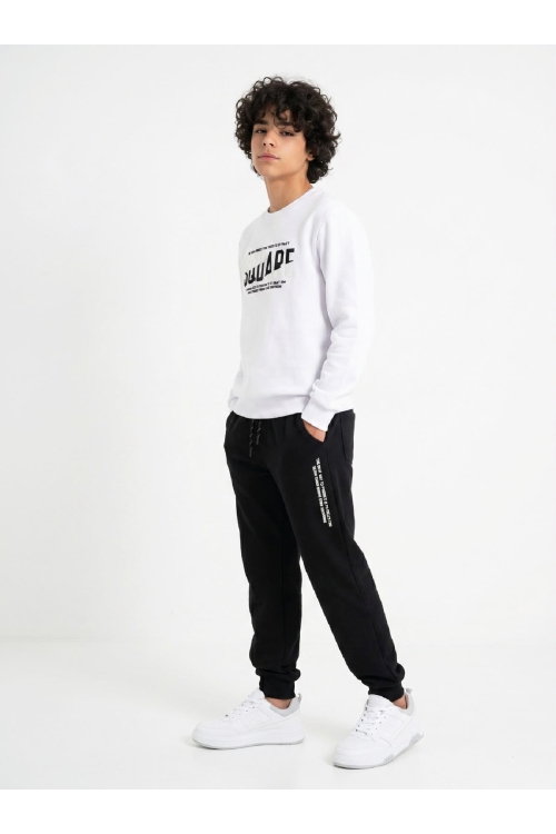 Erkek Çocuk Eşofman Takımı -2 İplik (Sweatshirt+Pantolon) 6-16 Yaş 12771SMP