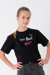 Kız Çocuk Beli Ayarlanabilir T-Shirt 8-14 Yaş T2103