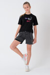 Kız Çocuk Beli Ayarlanabilir T-Shirt 8-14 Yaş T2103