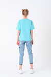 Kız Çocuk Yazı İşlemeli T-Shirt 8-14 Yaş