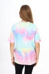Kız Çocuk Batik Desenli T-Shirt 9-14 Yaş Lx272