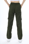 Kız Çocuk Kargo Cepli Gabardin Pantolon 9-14 Yaş Lx257