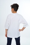 Erkek Çocuk Pile Detaylı T-Shirt 9-14 Yaş Lx7065