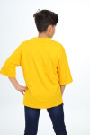 Erkek Çocuk Pile Detaylı T-Shirt 9-14 Yaş Lx7065