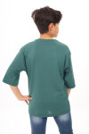 Erkek Çocuk Yazı Baskılı Basic T-Shirt 9-14 Yaş Lx7073