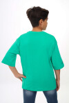 Erkek Çocuk Yazı Baskılı Basic T-Shirt 9-14 Yaş Lx7073