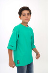 Erkek Çocuk Yazı Baskılı Basic T-Shirt 9-14 Yaş Lx7073