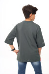 Erkek Çocuk Yazı Baskılı Basic T-Shirt 9-14 Yaş Lx7073