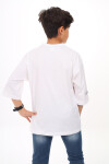 Erkek Çocuk Yazı Baskılı Basic T-Shirt 9-14 Yaş Lx7073