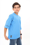 Erkek Çocuk Yazı Baskılı Basic T-Shirt 9-14 Yaş Lx7073