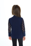 Kız Çocuk Bady Sweatshirt-Dantel Detaylı 6-13 Yaş 5132